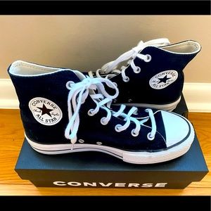 EUC Chuck Taylor Canvas Lift Platform Black Sneakers